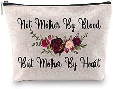 Blupark StepMom pokloni Majka u pravnom šminku Torbu nije majka po krvi, ali majko od srčane kozmetičke torbe