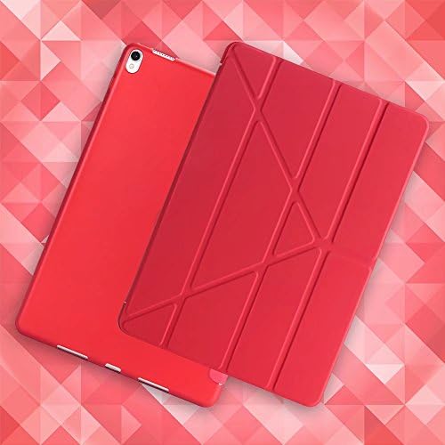 Novi slučaj iPad 9.7 2017, Novi iPad 9.7 2018, maetek origami Smart Slim Cover, 3D dizajniran sa muti-kutnim