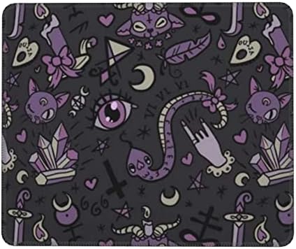 Ljubičasta crna Goth sablasna gumena rubne rubne jastuk za miša uredski tablica za pisanje jastučića za pisanje