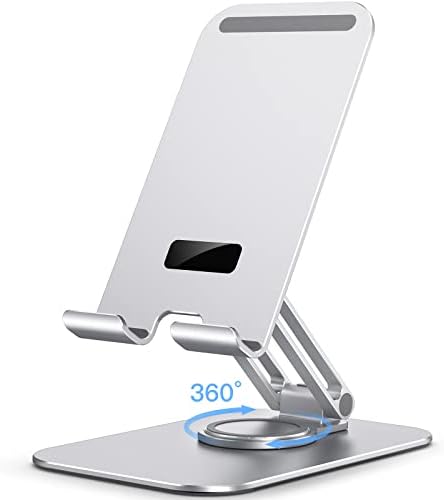 JETech tablet stalak za radni sto, podesivi okretni držač radne površine sa rotirajućom bazom od 360 stepeni,