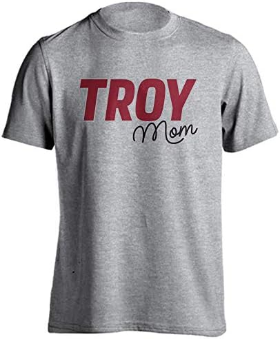 Sport Vaše zupčanik Troy University Trojans Ponosna majica mama mama