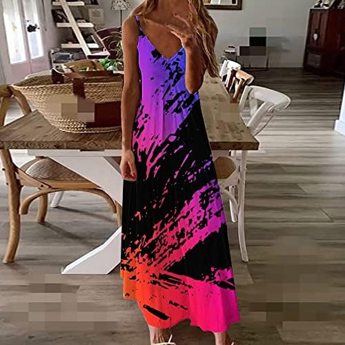 MIASHUI Swing haljina kratke žene modni štampani Multi boja plaža Maxi haljine Casual haljine