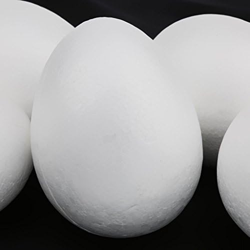 Rahyma Weiping - 5pcs Obiteljski zanatski posao Modeliranje Stiropoam DIY pjena jaja dekor Craft White