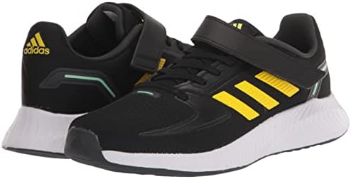Adidas Runfalcon 2.0 Unisex-Child tekuća cipela, crna / snop žuta / snop zelena, 6 američko veliko