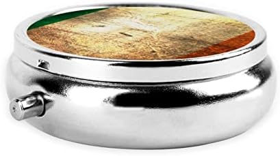 Okrugla Kutija Za Pilule Irske Zastave, Mini Prijenosni, Dom, Ured, Putovanja
