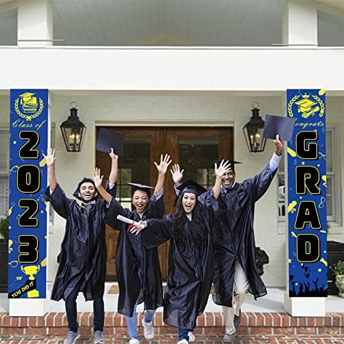 Klase za diplomiranje klase 2023. - Čestitamo GRADSKI TERCH-ovi znakovi za dvorište, vrata, zid u zatvorenom