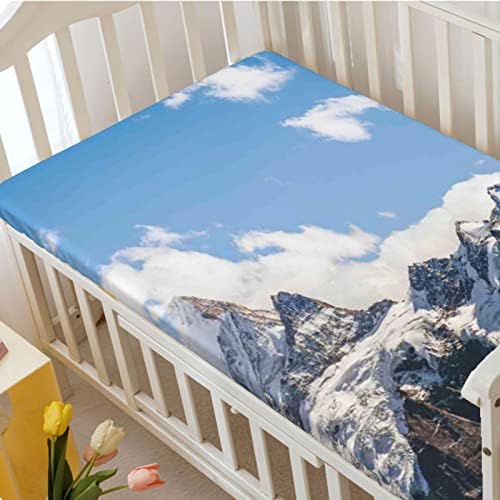Mountain Temanski plahte, prenosni mini krevetići ultra meki materijal-odličan za dječaka ili djevojčicu