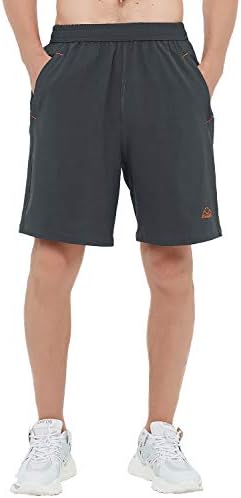Tbmpoy muške 7 kratke hlače za planinarenje brzo sušenje atletske teretane na otvorenom, kratki džepovi