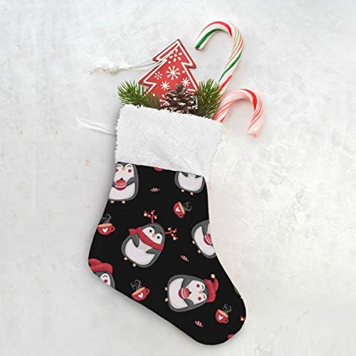 Alaza Božićne čarape Božićni pingvin Classic Personalizirani mali ukrasi za skladištenje za obiteljski
