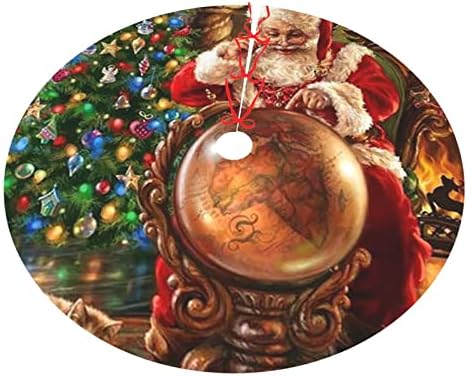 Božićna suknja 48 - Santa Claus Xmas Tree Mat za božićne ukrase Novogodišnji za odmor za odmor