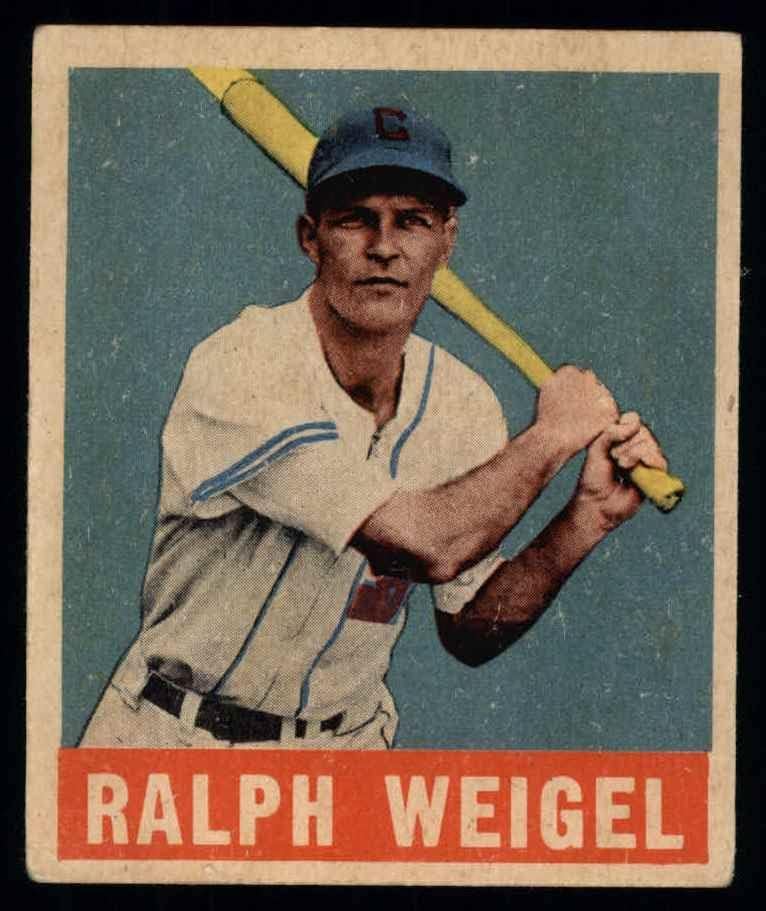 1948 List 86 Ralph Weigel Chicago White Sox VG / Ex White Sox