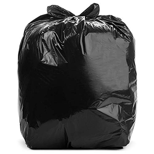 Aluf plastika 56 galona 2 mil crne teške vrećice za smeće - 43 x 47 - pakovanje od 100 - za izgradnju,