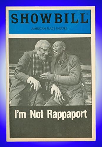 Ja nisam Rappaport, off-Broadway plakat + Jace Alexander, Judd Hirsch, Cleavon Little