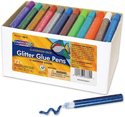 Kreativnost Street Glitter ljepilo olovke, učionica paket, razne Iridescent & neonske boje, 0.34 Florida.