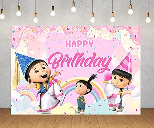 Agnes pozadina za rođendanske zabave dekoracije djevojka Agnes baner za Baby Shower potrepštine 5x3ft