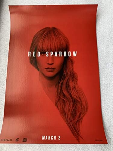 Red Sparrow - 13 X19 originalni promo filmski poster Regal Le 'D 36/1000