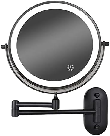 Srvnt ogledalo za šminkanje sa svjetlom u 3 boje, zidni uvećavajući Prekidač za brijanje na dodir ispraznost