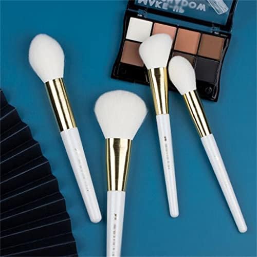 N / A Pearlly White 13pcs Sintetički četkice za šminku za kosu Set-Chic Beauty Tools-Fondacija Konstruirano