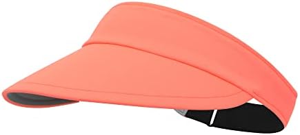 Saitag Sun Visoor za žene - Fleksibilni rub podesivi šešir za sunčanje Mekani vizir za golf trčanje tenis
