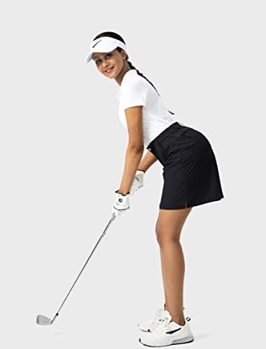Santiny Golf Skorts suknje za žene 5 džepova 18 Duljina koljena Skort UPF50 + ženska atletska pješačka suknja