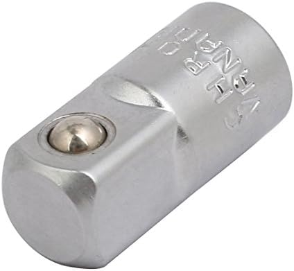 Aexit 1/4-inčni x ručni alati 3/8-inčni hrom-Vanadijum-Čelični Adapter za utičnicu srebrni
