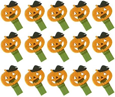 Doitool Početna Organizator za pohranu 20pcs Pumpkin Drveni isječci Lijepi Halloween Clips za nošenje