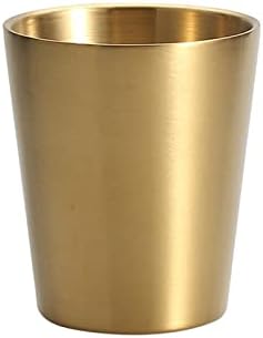 Vintage Clear Staklene čaše od nehrđajućeg čelika Šalice s razboritom čaše Tumblers Metalne čaše za piće za