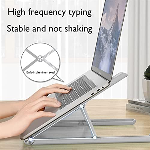 UxZDX Držač za laptop nosač Podesite visinu Podesiva sklopiva prenosna baza za nosače za 11-17 inčni tablet