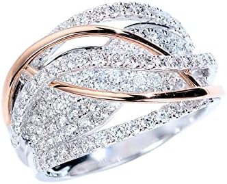 Prstenje za žene 2023 rođendanski pokloni Fashion Double circon prsten za rođendan prijedlog poklona za mladenke