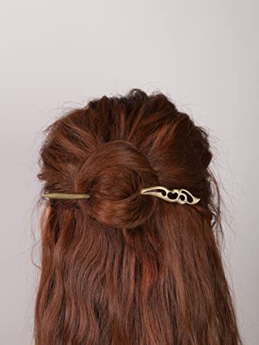 HAQUIL Bronzer Celtic ukosnica Celtic Knot Celtic ukosnice Clip Silver Hair Sticks Irski dekor za kosu