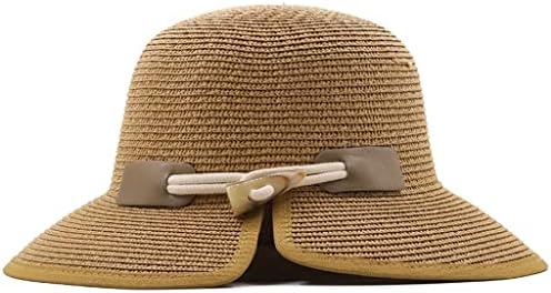 Nabavite ljetni šešir za žene slamna sunčeva šešir ženske plaže šešira širokim rubom pakiranje za putovanja