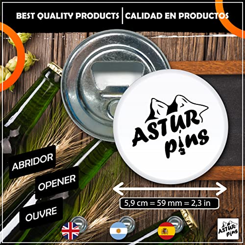 Astur Pins - Otvor za flaše FEDERALNA ZBIĆA BOLIVAR GRENADA Konfederacija Kolumbija - Četveri za pivo,
