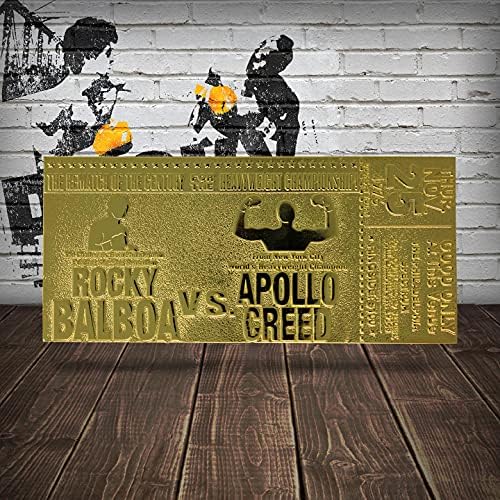 Fanattik Rocky II Apollo Creed Limited Edition 24K pozlaćena karta