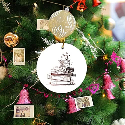 KIDFAIR Sretan Božić ukras 2021 Božić drvo viseći dekor čitanje