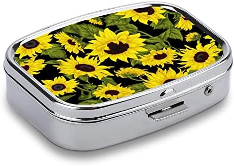Kutija za Suncokrete kvadratnog oblika futrola za tablete za lijekove Prijenosna kutija za