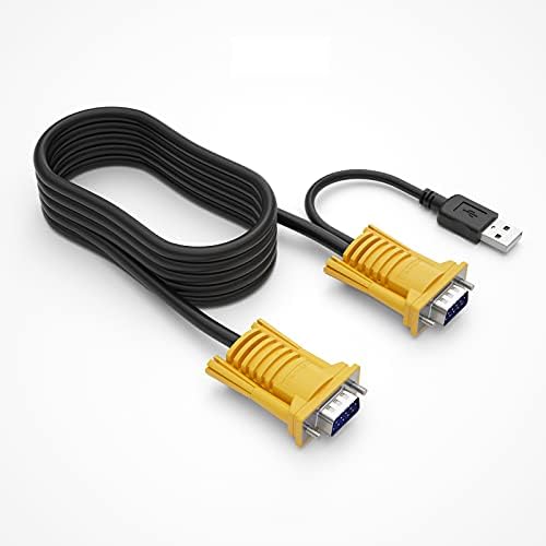 MT-VIKI 2-u-1 USB VGA KVM kabl 3m za USB KVM prekidač VGA