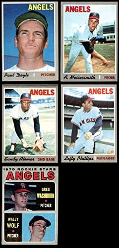 1970. TOPPS Kalifornija Anđeli u blizini Team Set California Angels GD + Angels