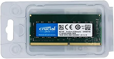 Krucial 16GB DDR4 SDRAM memorijski modul - za prijenosno računalo - 16 GB - DDR4-2666 / PC4-21300