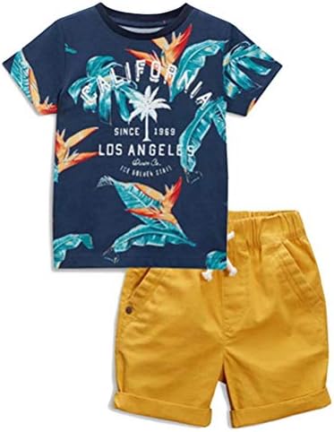Little Bitty dječak odjeća za dječake ljetne odjeće pamuk kratki rukav T-Shirt & amp; šorts Set 2-7Yrs