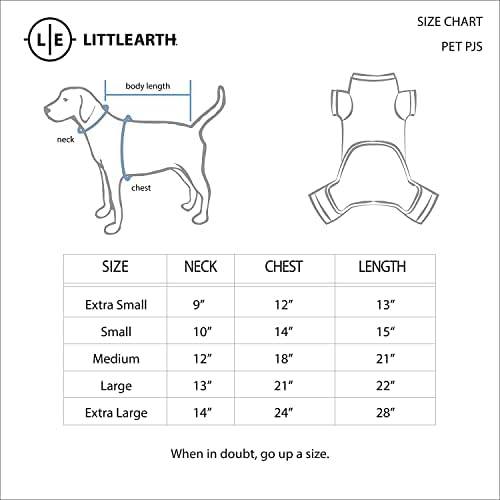 Littlearth Unisex-Odrasli NCAA Georgia Bulldogs PET PJS, Boja tima, velika