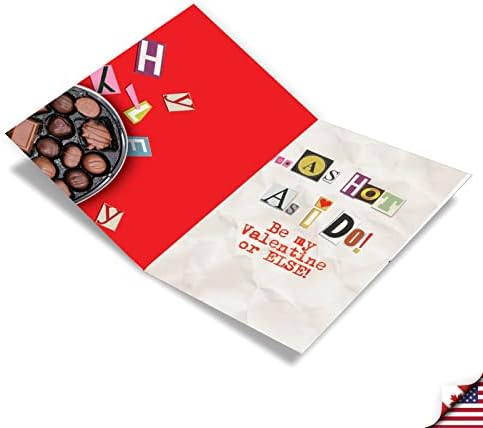 NobleWorks-paket od 3 šaljive čestitke za Dan ljubavi sa kovertama, smiješna slova od papira za muškarce