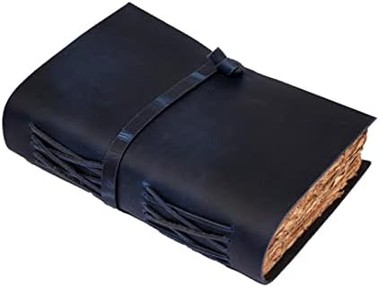 LEATHER VILLAGE-Leather Journal-Vintage Leather Journal-Book of Shadows – leather Bound Journal – Leather