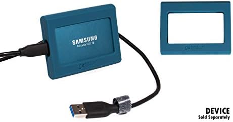 getgear Silikonski branik za Samsung prijenosni SSD T5, jak-amortizer, otporan na klizanje-plava
