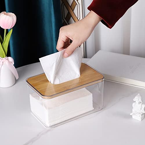 Akrilna kutija za tkivo, akrilni držač listova za sušenje za vešeraj, stolni prozirni dozator listova za