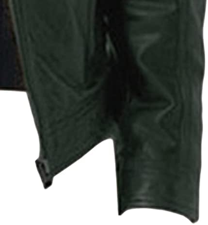 Muška bajkerska jakna od umjetne kože Vintage motociklistička jakna vanjska odjeća Retro stalak