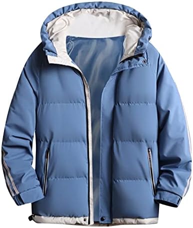 Zimske jakne za muškarce, retro puffer jakna muškarci dugih rukava zimska parka plus veličine domaća odjeća
