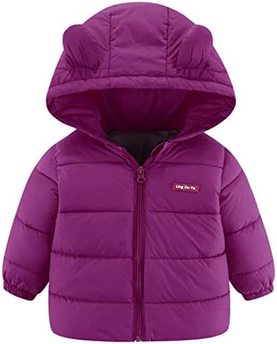 Dječji djeci Dječji dječaci Djevojke Zimska topla jakna Outerwears Pismo Bear uši kaputi sa kapuljačom