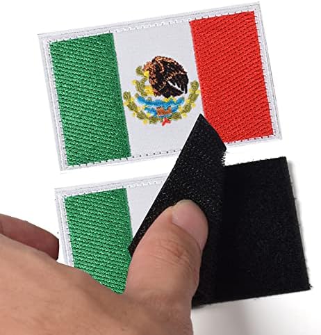 2 komada taktičke meksičke zastave zakrpa Meksiko Vojni uniformni grb zakrpe