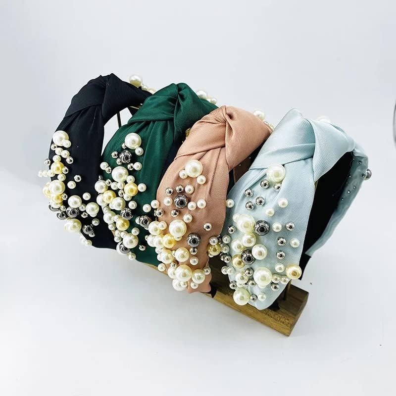 Hair-igle Fashion Pearl traka za glavu za žene pletene trake za kosu u korejskom stilu višebojni