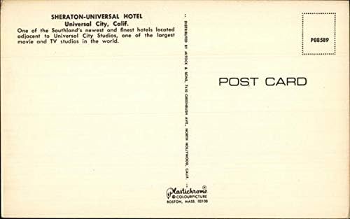 Sheraton-Universal Hotel Universal City, California CA originalna Vintage razglednica